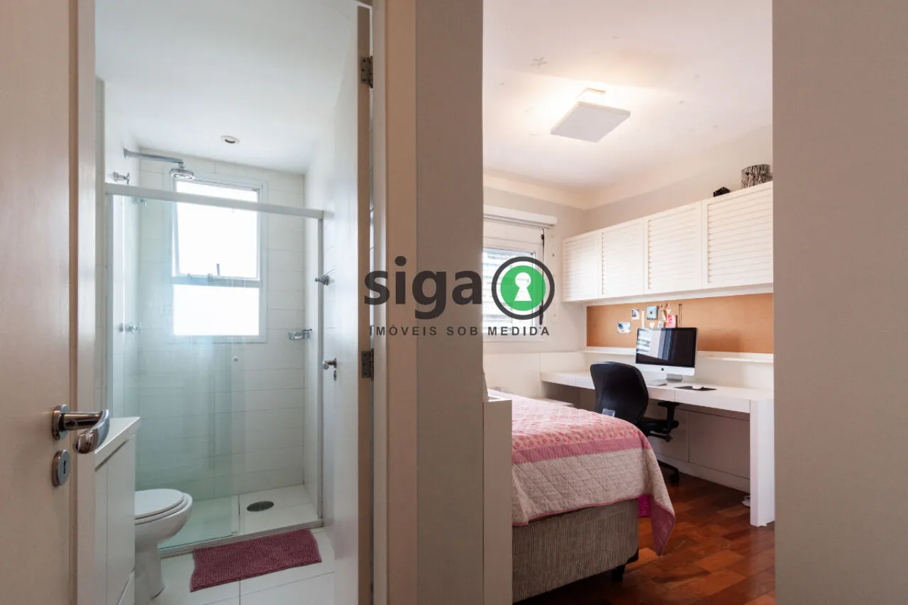Imagem Apartamento alto padrão à venda no Brooklin 216 m² 3 suítes varanda gourmet e 4 vagas