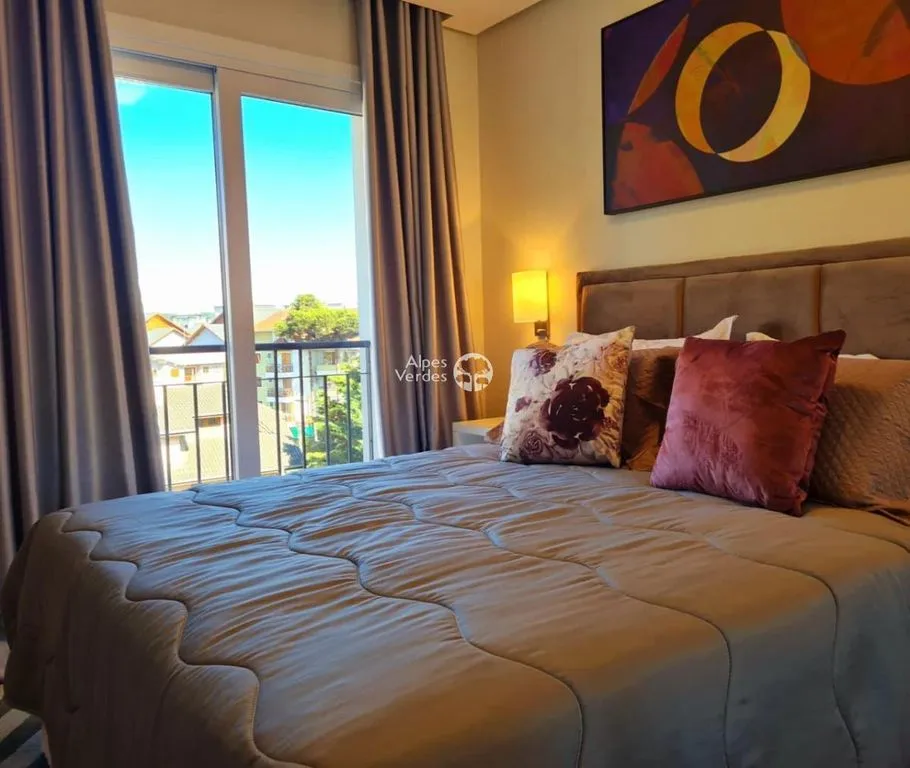 Imagem Encantador Apartamento de 1 Quarto à Venda em Gramado Centro 74m2