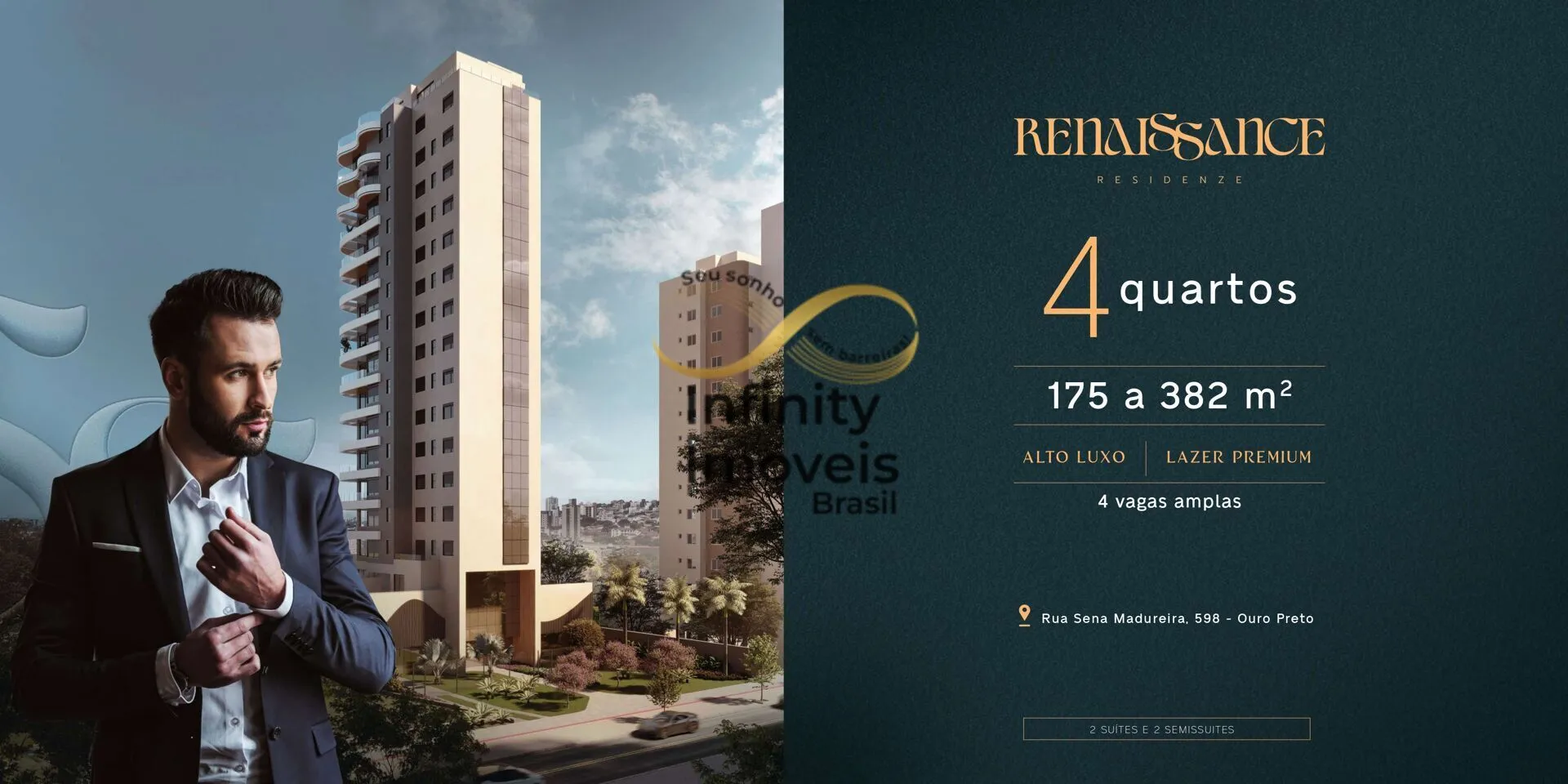 Imagem Renaissance Residenze - Apartamento à venda no bairro Ouro Preto - Belo Horizonte/MG