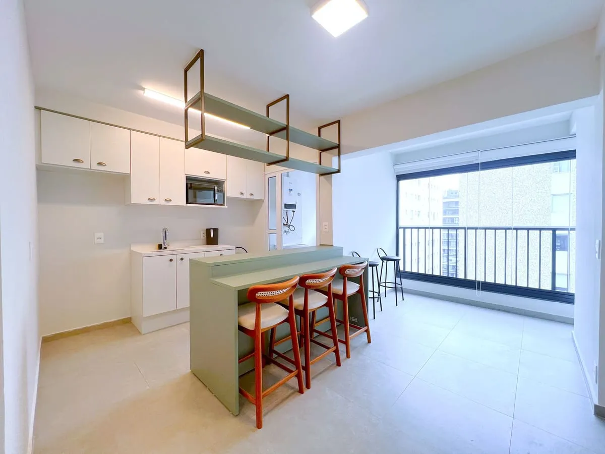 Imagem Apartamento com 1 Quarto para alugar, 45m² - Santa Cecília