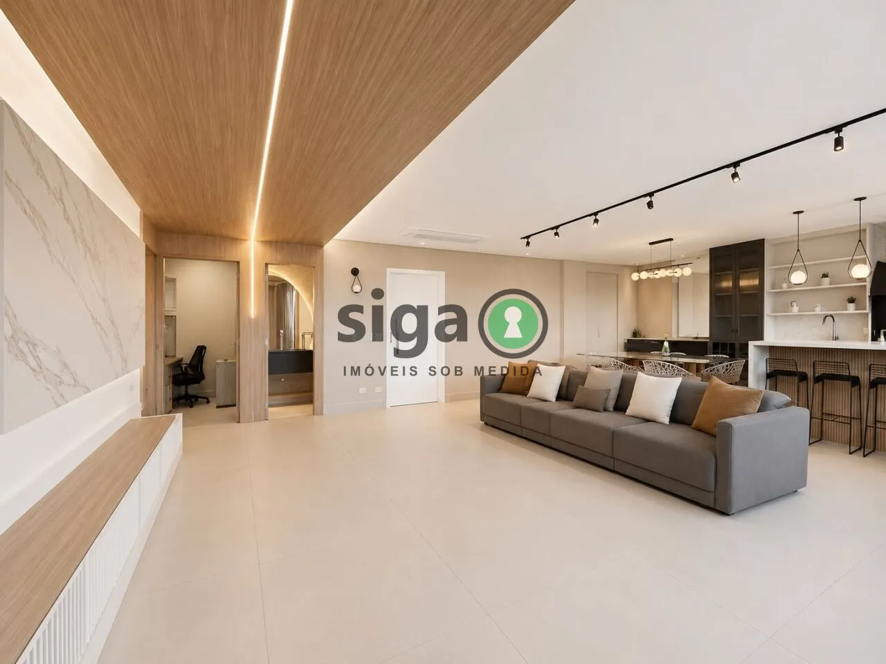 Imagem Apartamento de 186m² na Cidade Jardim com 3 suítes, depósito privativo e alto luxo