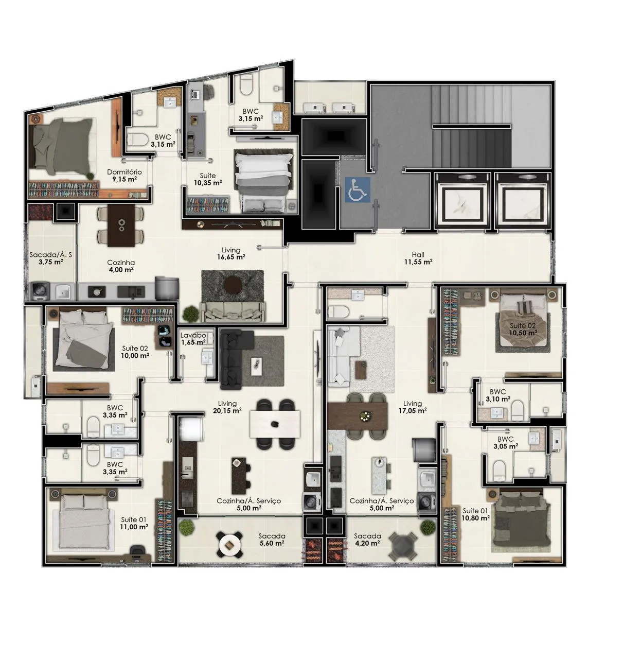 Imagem Apartamento à venda com 68m2 por R$ 680.000,00