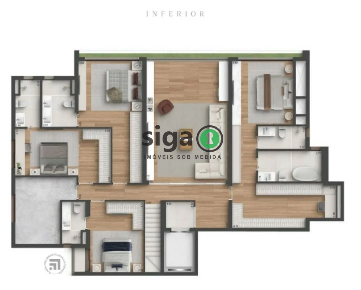 Imagem Cobertura Duplex para venda na Vila Clementino 04 suítes, São Paulo - SP