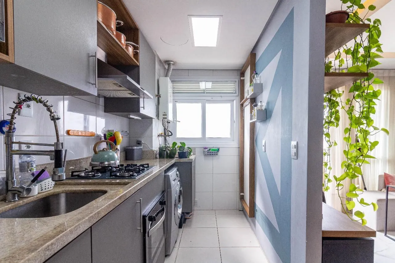 Imagem Apartamento de 1 dormitório mobiliado no pornto mais alto do Petrópolis,