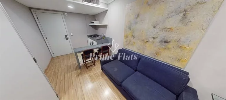 Imagem Flat disponível para venda no Le Premier, com 28m², 1 dormitório e 1 vaga