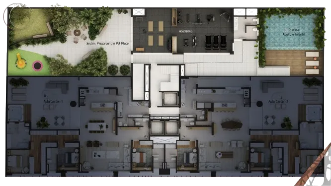 Imagem APARTAMENTO RESIDENCIAL em Curitiba - PR, Juvevê