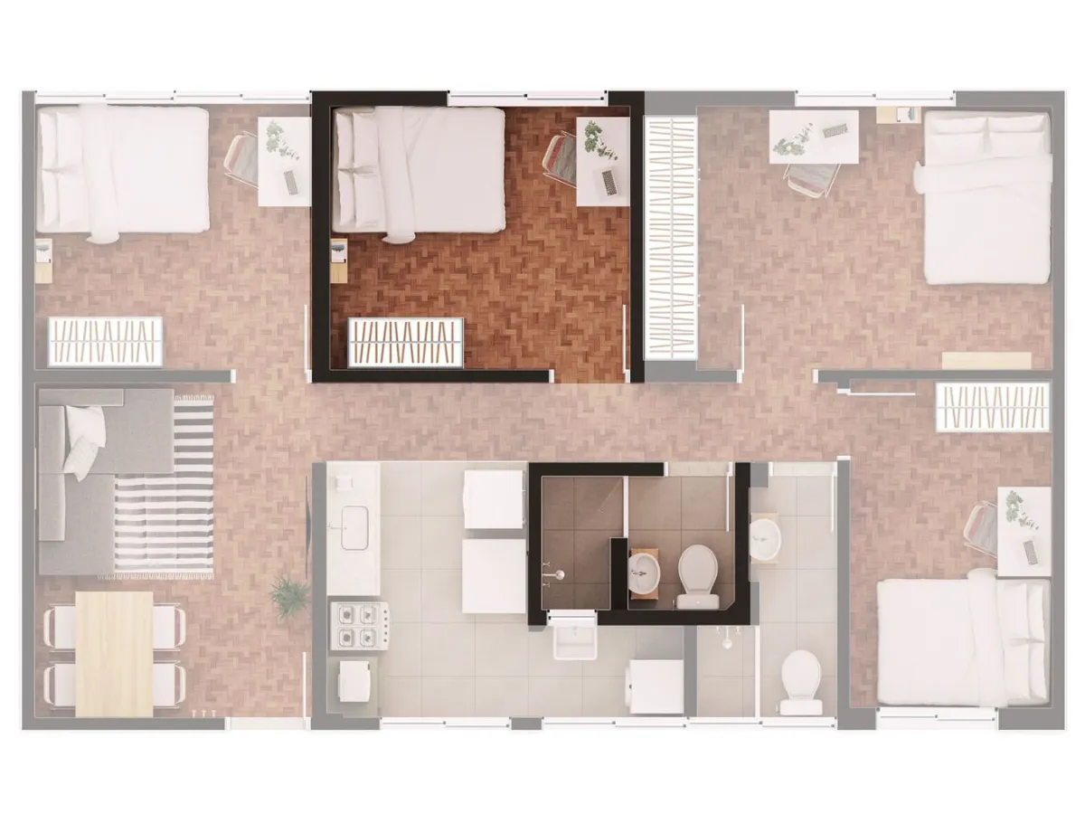 Imagem Apartamento para venda em Bela Vista com 4 quartos, 110m2