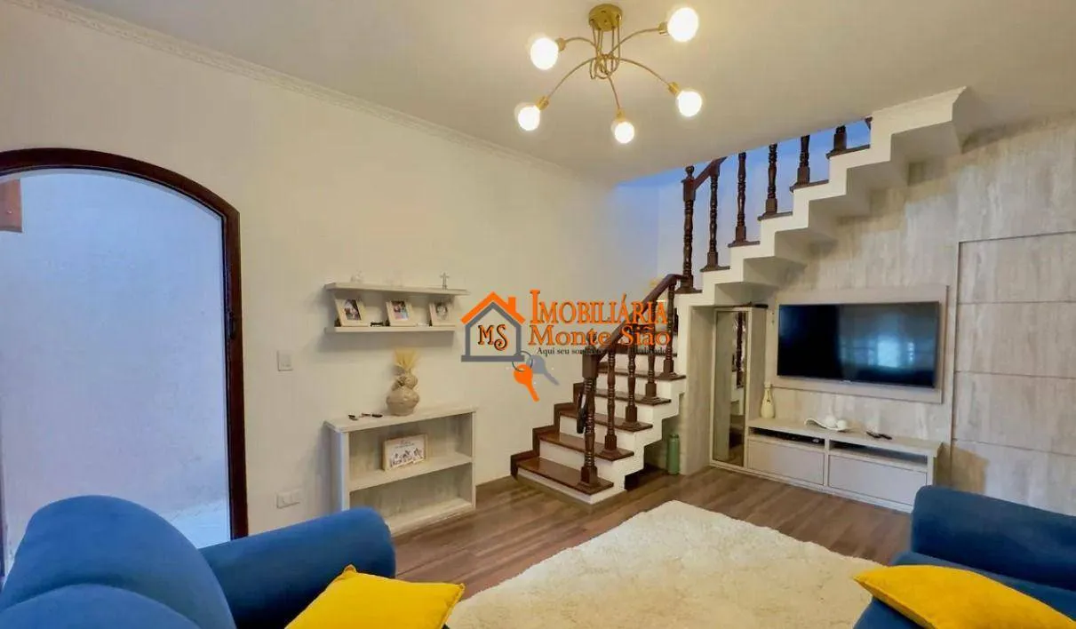 Imagem Sobrado com 3 dormitórios à venda, 200 m² por R$ 695.000,00 - Gopoúva - Guarulhos/SP