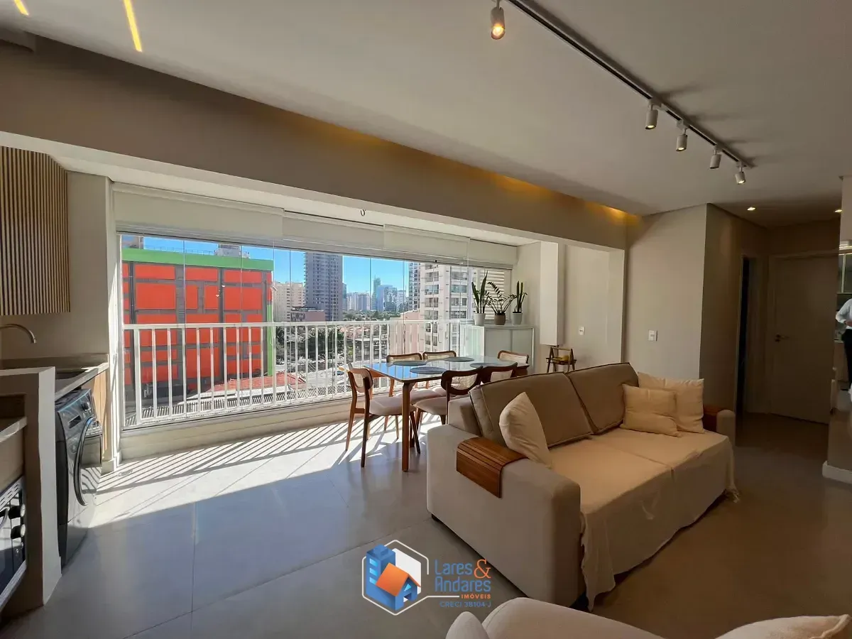 Imagem Apartamento para venda em Brooklin Paulista com 2 quartos, sendo 1 suíte, 65m²