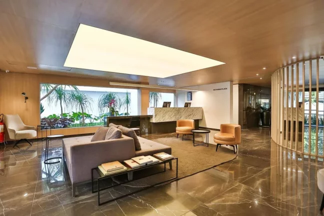 Imagem Flat disponível para locação no Roomo Itaim Bibi, com 42m², 1 dormitório e 1 vaga de garagem