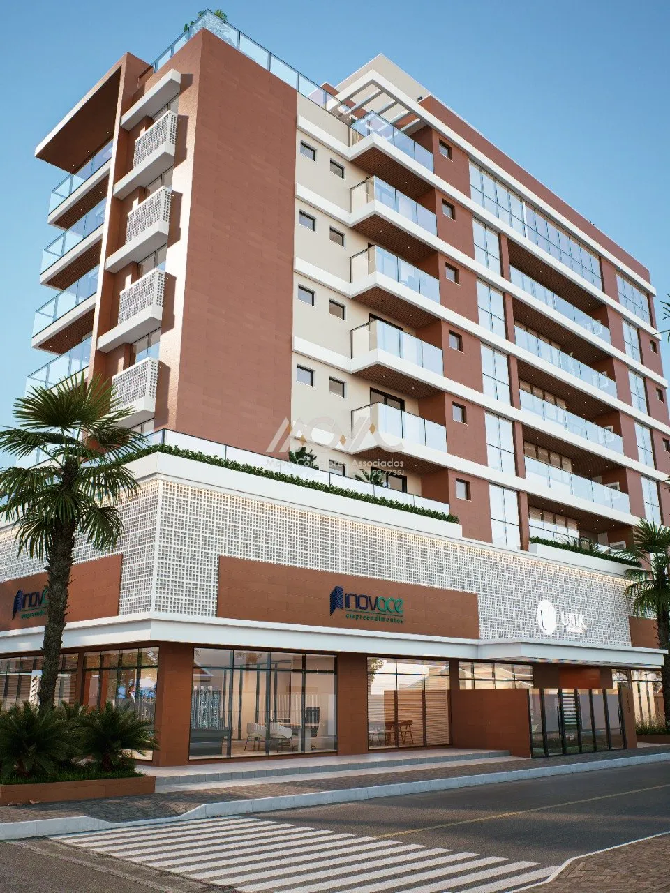 Imagem UNIK Apartamento 103 Garden 
Área interna 124,49 m
Área descoberta 43,58 m²
Área privativa total...