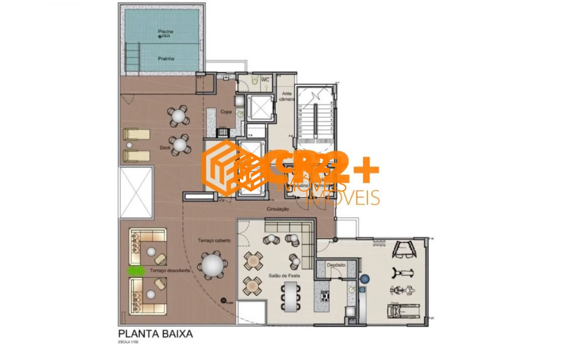 Imagem Apartamento a Venda de 79m² com 3 quartos 1 suítes em bairro Pina em Recife