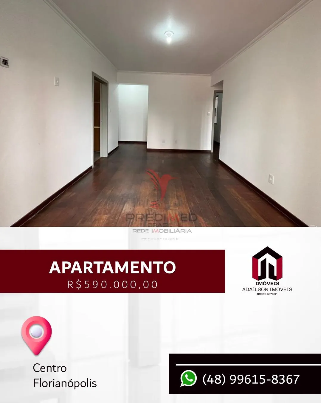 Imagem Apartamento com 2 quarto à venda no Centro, Florianópolis SC BRASIL