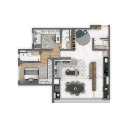 Imagem ARQ MOOCA by LIVING - CYRELA - Apto de 71m², 1 vaga de garagem e amplo lazer e rooftop!!