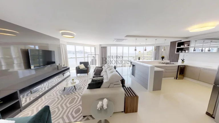 Imagem Apartamento mobiliado com vista mar e 4 suítes em Balneário Camboriú.