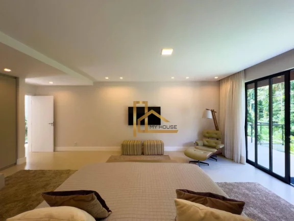 Imagem Casa linear dentro de condomínio com 5 quartos (4 suítes) e lazer privativo!