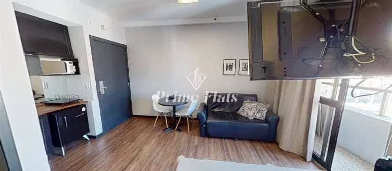 Imagem Flat disponível para locação no Quality Paulista, com 29m², 1 dormitório e 1 vaga