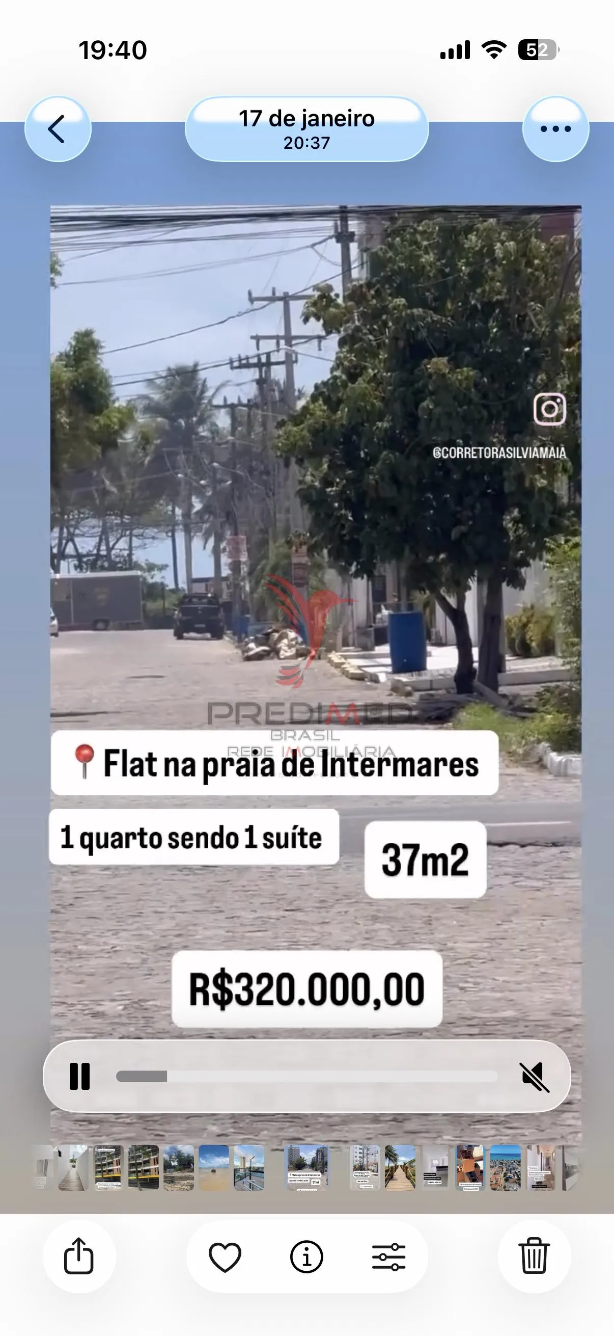Imagem Apartamento na praia de Intermares