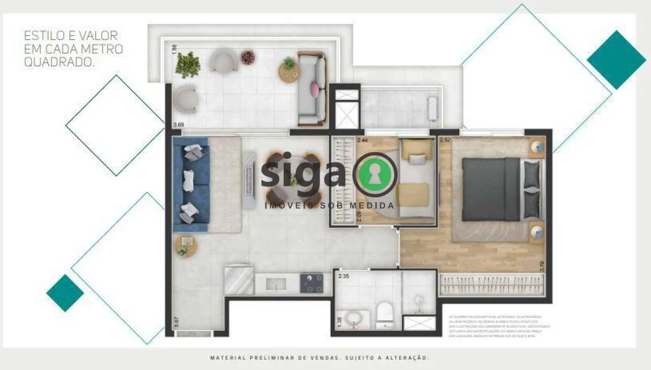 Imagem Apartamento para venda no Jardins, São Paulo - SP