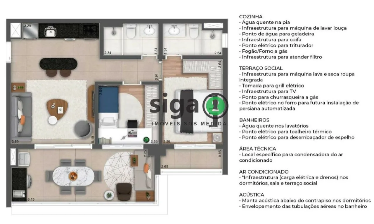 Imagem Apartamento para venda em Moema, São Paulo - SP
