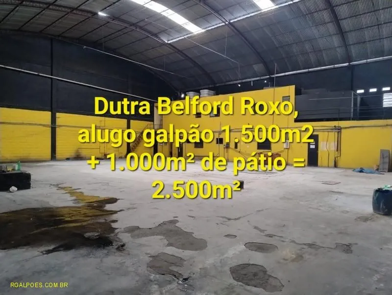 Imagem Galpão para Locação em BELFORD ROXO, Centro, 4 banheiros