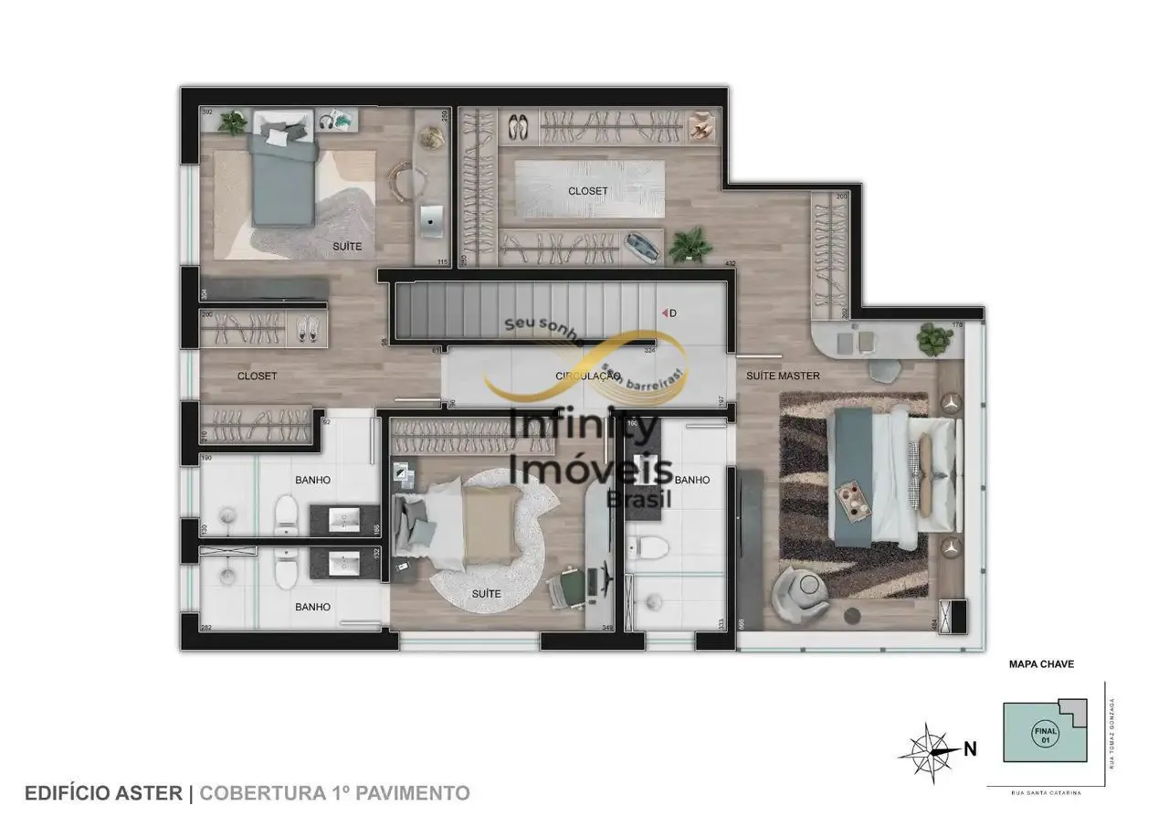 Imagem Aster Lourdes - Apartamento à venda no bairro Lourdes - Belo Horizonte/MG