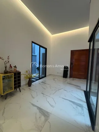 Imagem Casa à venda no condomínio Terras da Estância, em Paulínia, com projeto contemporâneo e ambient...
