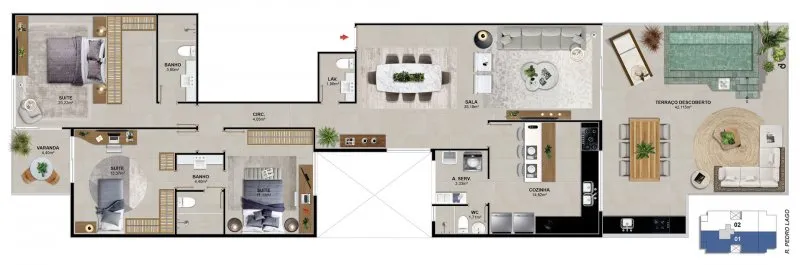 Imagem Apartamento a Venda no bairro Barra da Tijuca - Rio de Janeiro, RJ