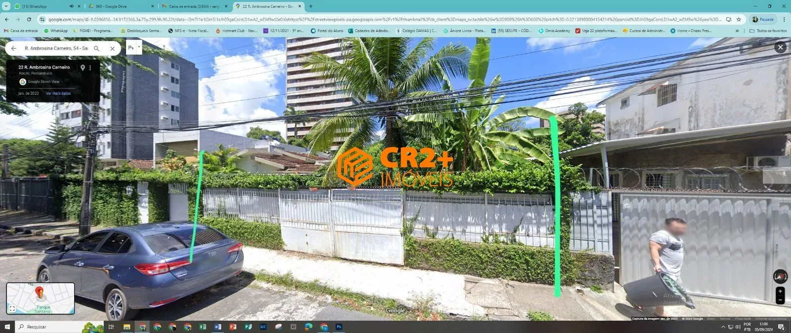 Foto do imóvel Vendo terreno próximo ao parque Santana- 420m² em Rua Ambrosina Carneiro, 44 - Santana, Recife - PE