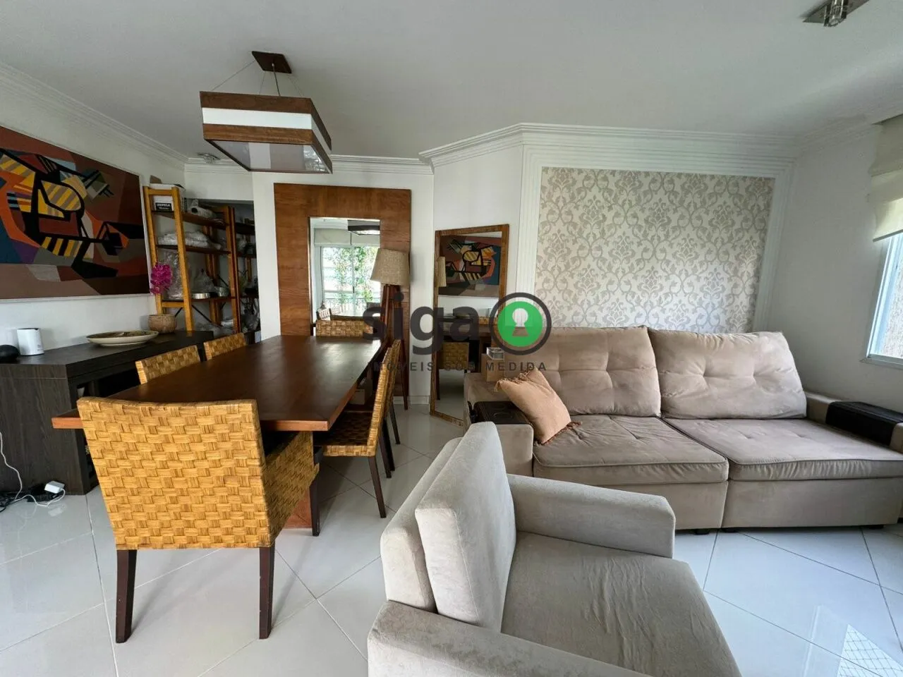 Imagem Apartamento no Real Parque á Venda- 123m², 3 quartos, 2 vagas!!