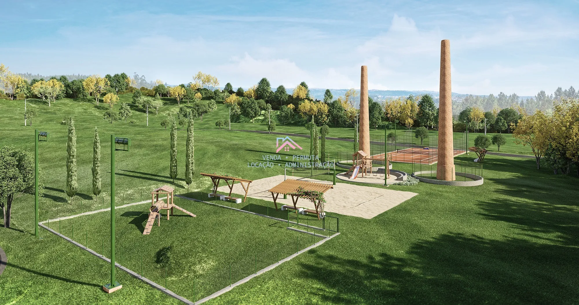 Imagem Terrenos à venda condomínio Villaggio Caxambu - Lotes à partir 1000 m2 - Bairro Caxambu - Jundiaí -