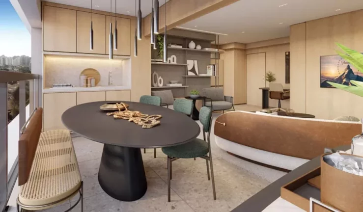 Imagem BLUE MARINE HOME RESORT - Studio de 25m², ótima localização, a 300?m da estação São Judas do metrô!