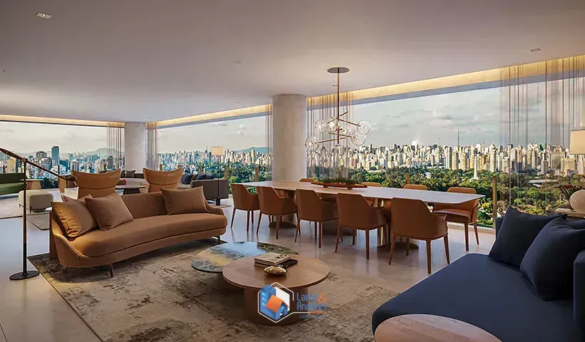 Foto do imóvel Apartamento para venda em Ibirapuera com 4 quartos, sendo 4 suítes, 298m² em Avenida República do Líbano