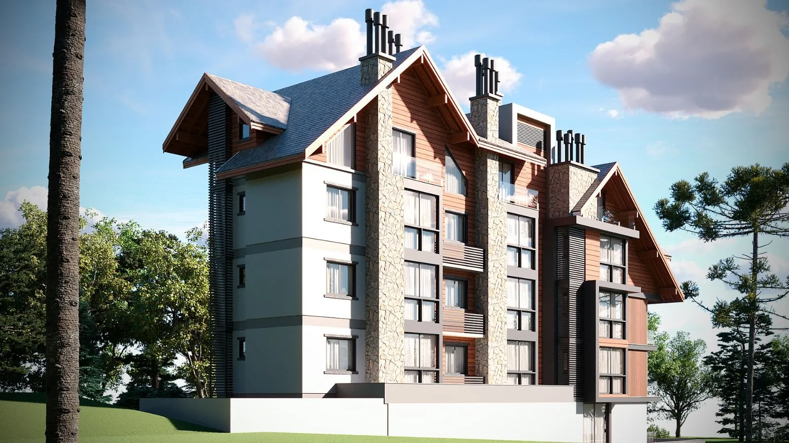 Imagem Apartamento à venda em Gramado, Centro, com 2 quartos, 94.05m2