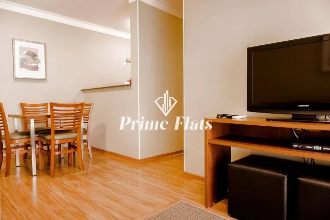 Imagem Flat disponível para venda no Matiz Manhattan Hotel no Jardins, com 43m², 1 dormitório e 1 vaga