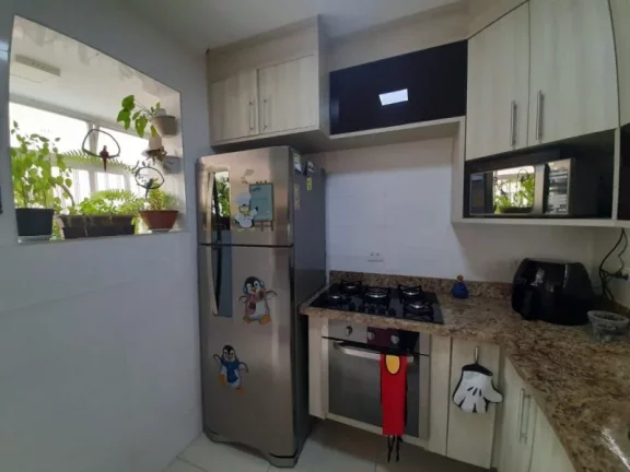 Imagem APARTAMENTO COM 2 DORMITÓRIOS À VENDA, 53 M² POR R$ 290.000,00 - MARAPÉ - SANTOS/SP