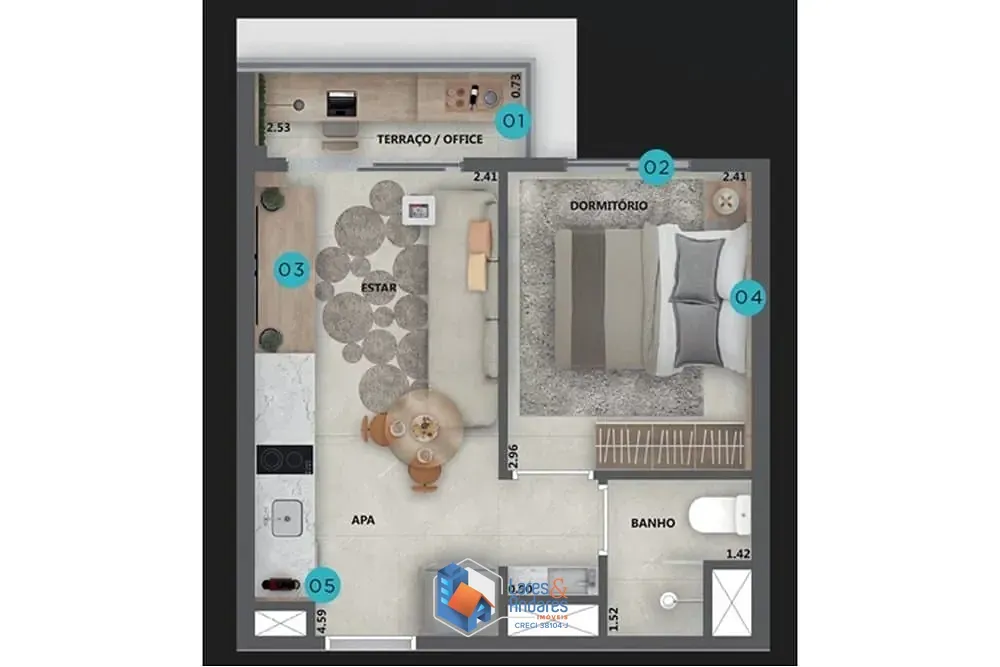 Imagem Apartamento à venda 1 Quarto 27.77M² Pinheiros São Paulo - SP