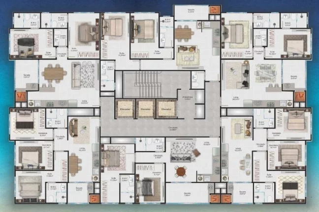 Imagem Vila do Sol Residence - Apartamento à venda no bairro Morretes - Itapema/SC