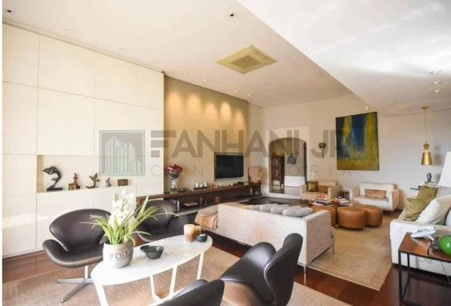 Imagem Luxuoso apartamento de 4 quartos com 2 suítes e 6 vagas de garagem em Higienópolis, São Paulo-SP: 675m² de pura elegância.