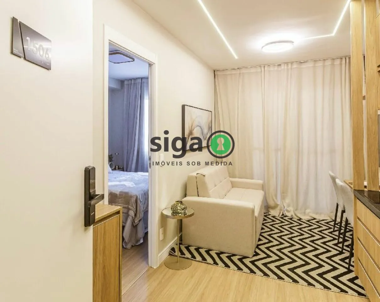 Imagem Apartamento 30m² mobiliado para locação, localizado na Vila Olímpia.