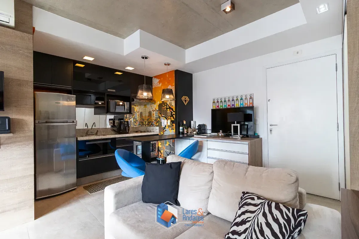 Imagem Apartamento para venda em Vila Olímpia com 1 quarto, 35m²