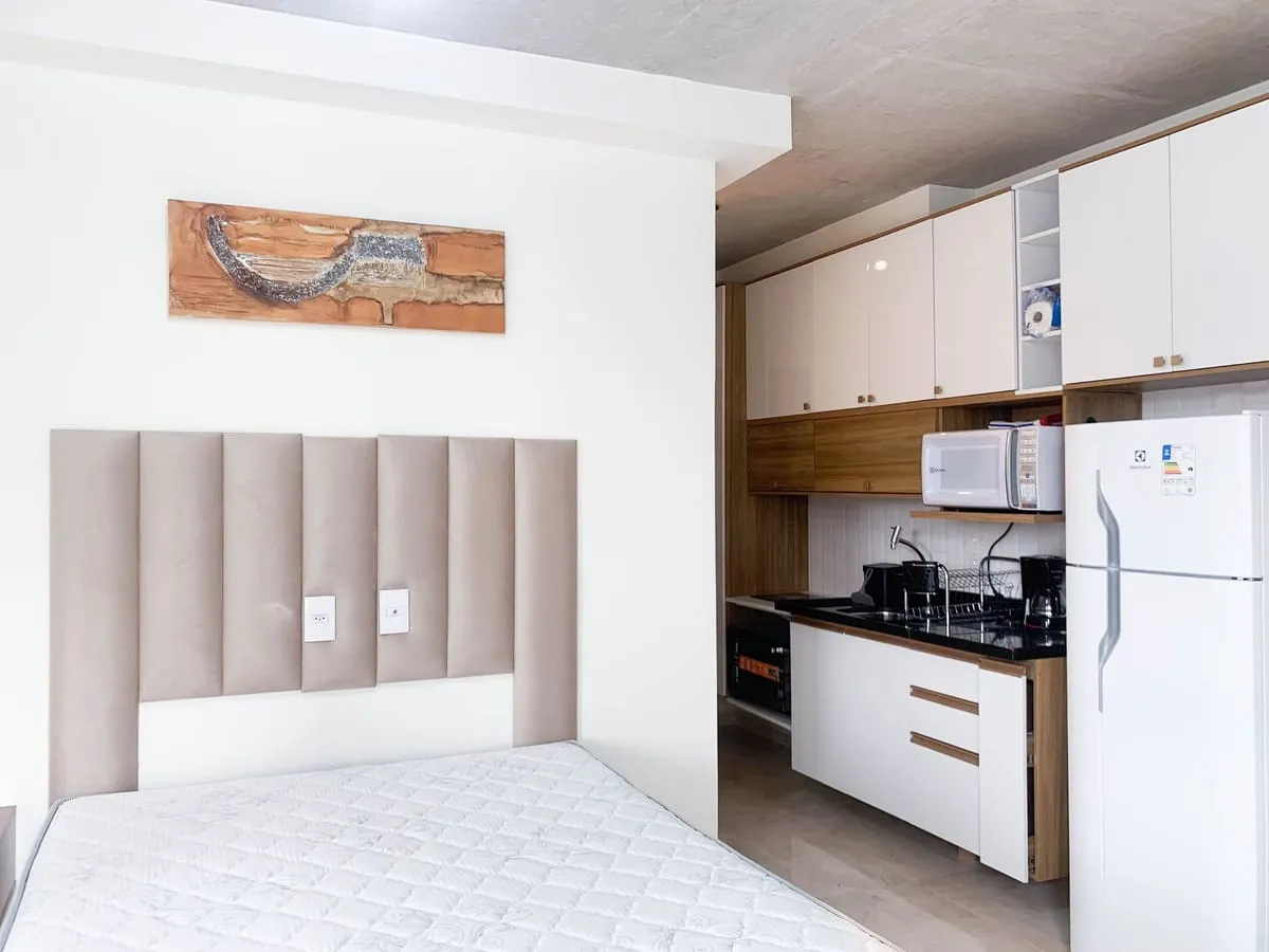 Imagem Apartamento com 1 Quarto para alugar, 25m² - Indianópolis