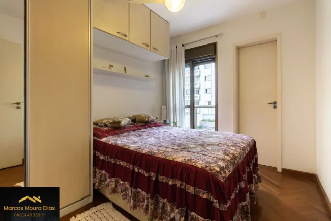 Imagem Apartamento com 75 m², 3 Dorm ( 1 suíte), Varanda, 1 Vaga , Edifício com Portaria 24 hs, Academia, Piscina e Churrasqueira