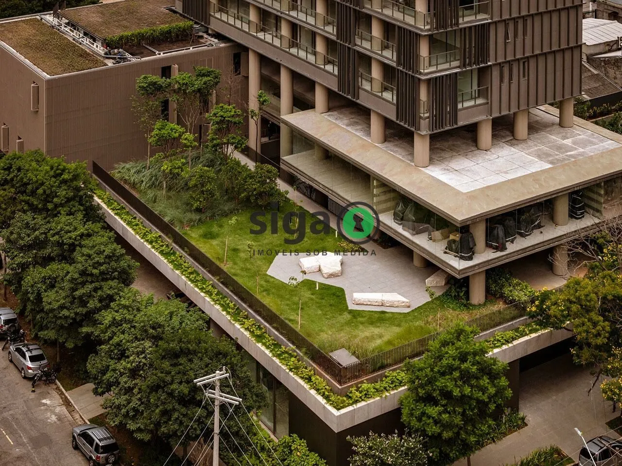 Imagem Praça Henrique Monteiro Unidade Andar Alto 232,50m2