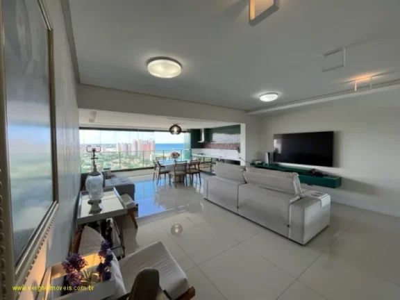 Imagem Apartamento de Alto Padrão com Vista Mar ? 3 Suítes à Venda no Ed. Biarritz, Patamares