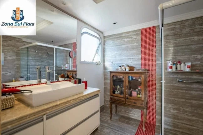Imagem Apartamento Alto Padrão à Venda Em Moema Com 3 Suítes e 5 Vagas