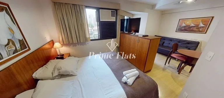 Imagem Apartamento disponível para venda no Hotel Premium Flats Berrini no Brooklin, com 33m² e 1 dormitório