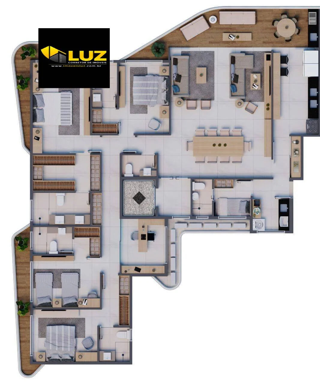 Imagem Platinum Condominium - O endereço do requinte e da modernidade"