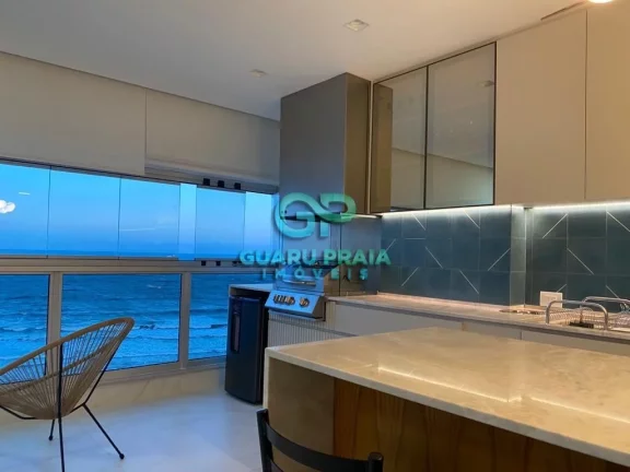 Imagem 3 dormitórios sendo 1 suíte, 3 banheiros, cozinha integrada com sala ampla, para 2 ambientes com sacada, finamente mobiliado.