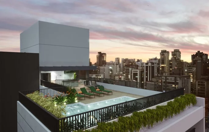Imagem Studio à venda em São Paulo, Santa Cecília, com 1 quarto, 23,41m2